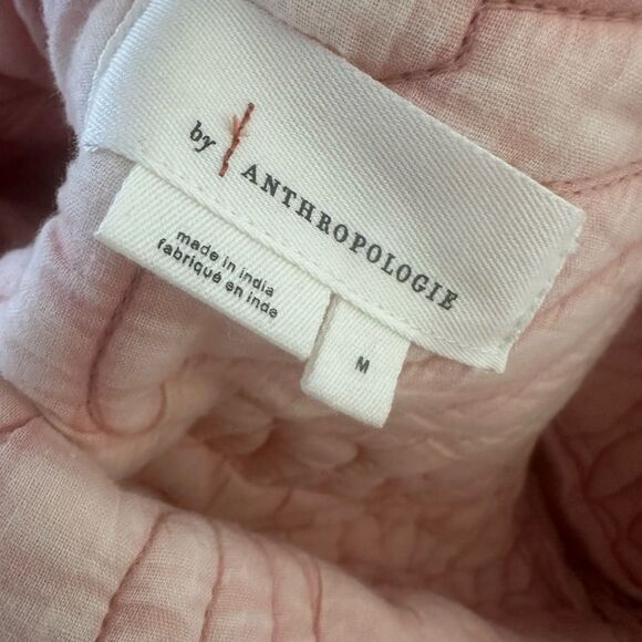 Anthropologie Relaxed Quilted Jacket Floral Cozy Evenings M - Picture 11 of 11